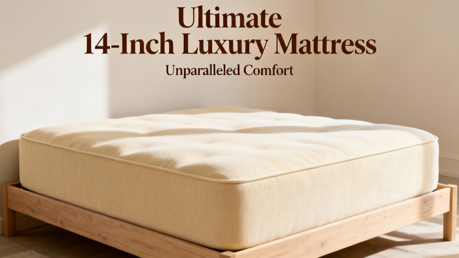Ultimate 14-Inch Luxury Mattress for Unparalleled Comfort
