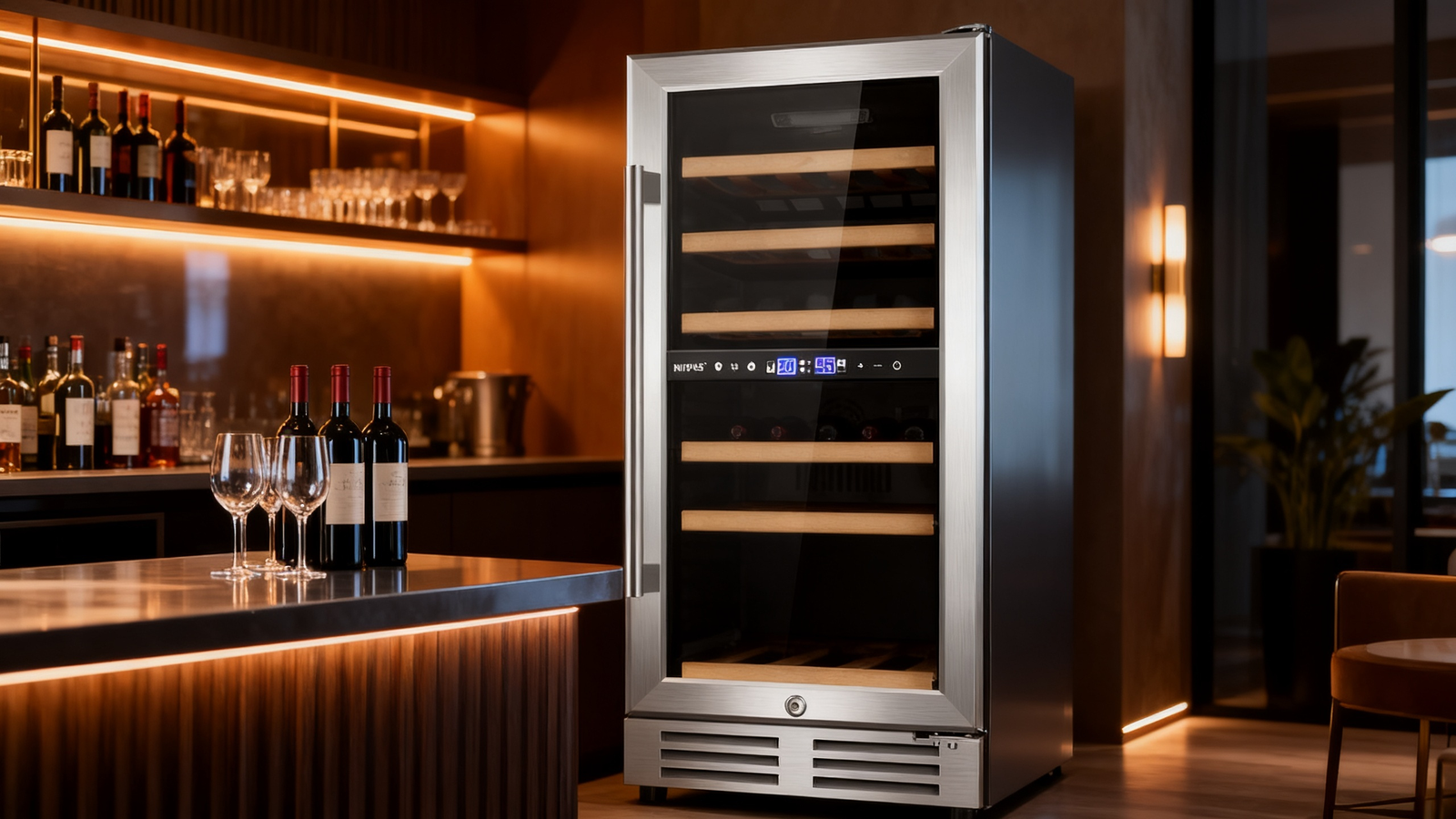Tylza 24 Inch Seamless Single Zone 154 Bottle Wine Cooler Features and Benefits for Optimal Wine Storage